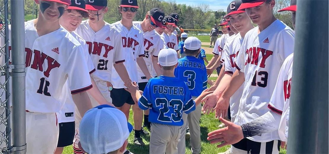 Cony players supporting ALL on Opening Day